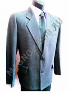 Костюм мужской классический из костюмной ткани с частичным подкладом разм