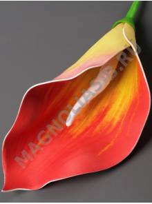 Калла латексная Экзотик без пестика 16см.(бел крас син сир свек зел) (пестик см. 2270)