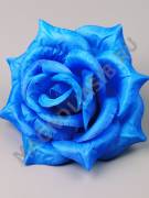 Роза шелк 5сл 14 см(бел син крас роз желт бел-роз фиол микс)