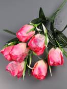Букет тюльпанов 7гр 50см (роз мал крас бел жёл фиол)