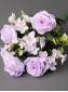 Букет роз с гортензией 9гр 43см (мол борд роз перс светло-сир пепел-сир)