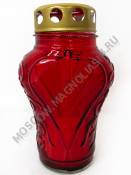 Лампада неугасимая стеклянная со сменным блоком 120 мм.