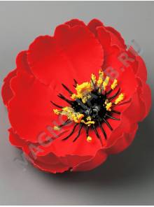 Мак бархат 2сл.8.5см (красный)