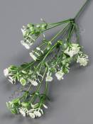 Гипсофила пластмас.  5 соцветий 32см (белая)