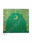 Наволочка шелковая мусульманская с глиттерной печатью. 45*55 см